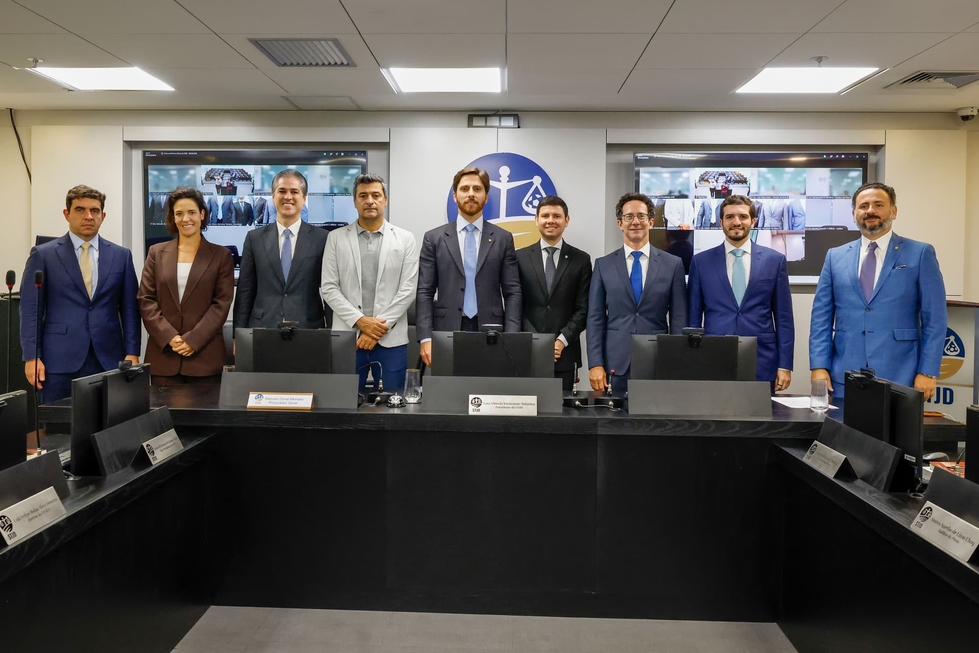 STJD recebe Diretoria de arbritagem da CBF